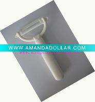 ceramic white blade white handle peeler