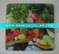 Wholesale multi-purpose & hygienic glass chopping board kitchenwares glass mats