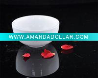plain ceramic fish bowl