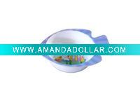 Wholesale melamine fish children bowl/melamine dinnerware