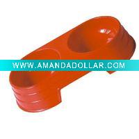 Wholesale pet double pet bowl
