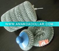 galvanized scourer with handle