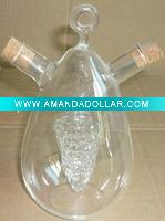 Wholesale various shapes of glass oil pot