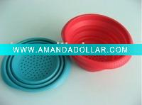 foldable silicone colander