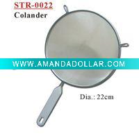 Wholesale (STR-0022) 22cm dia. Fruit & Vegetable Colander /Strainer /Sieve