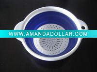 plastic folding colander