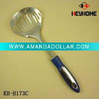 cooking colander turner with grip handle