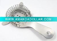 stainless steel cocktail strainer