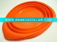 Wholesale Silicone collapsible strainer