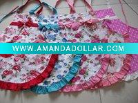 bib style cotton kitchen aprons