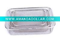 Wholesale stainless steel square mesh basket