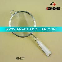 Wholesale mesh strainer with soft handle