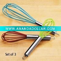 Wholesale Food Grade Silicone Coated Egg Beater
