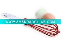 Wholesale PP handle silicone egg whisk|egg beater china factory
