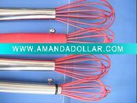Wholesale red mini egg whisk