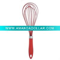 Wholesale PP handle silicone egg whisk|egg beater china factory
