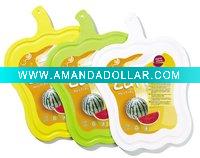 Wholesale fruit shaped plastic cutting board