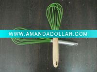 Wholesale green silicone egg beater