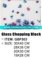tempered glass chopping block