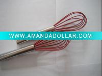Wholesale best small red silicone egg beater
