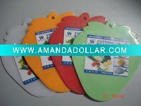 mini fruit shaped plastic cutting board