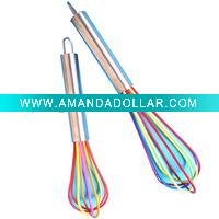 Wholesale colorful silicone whisk