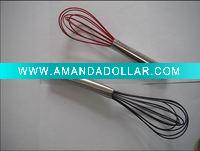 Wholesale 6'' food grade silicone egg beater