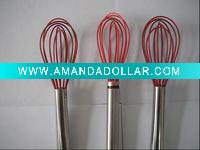 Wholesale 100% kitchen ware silicone egg beater