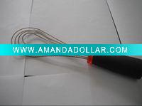 Wholesale lovely flat metal egg beater