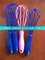 Wholesale PP handle silicone egg whisk|egg beater china factory