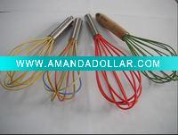 Wholesale cooking silicone egg whisk