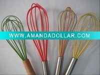 Wholesale supper useful silicone egg whisk