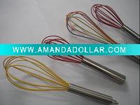 Wholesale 6'' wire silicone egg whisk