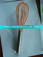 Wholesale Stainless Steel handle silicone egg whisk/beater China