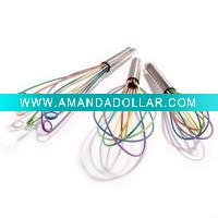 Wholesale Stainless Steel handle silicone egg whisk/beater China