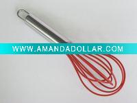 Wholesale Stainless Steel handle silicone egg whisk/beater China
