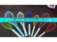 Wholesale Stainless Steel handle silicone egg whisk/beater China