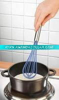 Wholesale Stainless Steel handle silicone egg whisk/beater China