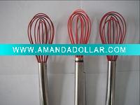 Wholesale 6'' silicone egg whisk