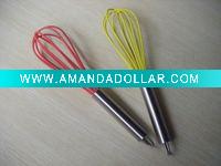 Wholesale Stainless Steel handle silicone egg whisk/beater China