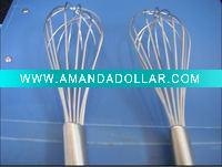 Wholesale polish metal egg whisk