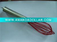 Wholesale Stainless Steel handle silicone egg whisk/beater China