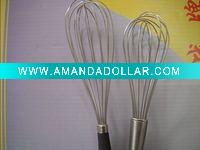 two style mini metal egg whisk
