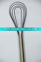 Wholesale four line silicone flat egg whisk