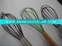 Wholesale 100% non-toxic silicone egg whisk