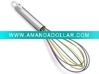 Wholesale Stainless Steel handle silicone egg whisk/beater China