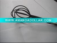 Wholesale black mini silicone egg whisk