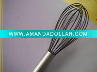 Wholesale high quality crude handle silicone egg whisk
