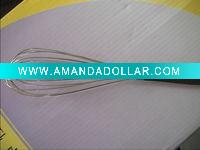 eight line mini metal egg whisk