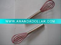 Wholesale high quality manual silicone egg whisk